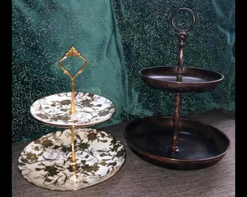 High tea benogidheden, Huis en Inrichting, Woonaccessoires | Etagères, Zo goed als nieuw, Ophalen