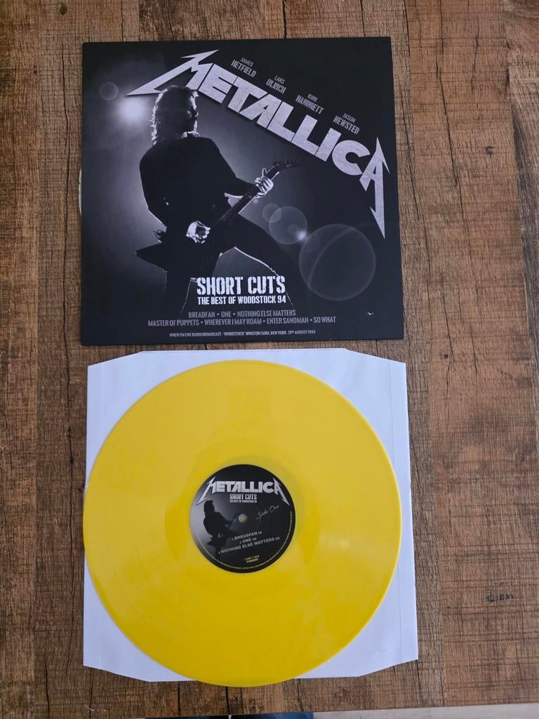 Metallica - Short Cuts Woodstock '94 - Geel Vinyl, Ophalen of Verzenden, Nieuw in verpakking