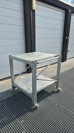 Metalsistem s4 lage stelling werkbank bar  wielen vierkant, Ophalen, Gebruikt