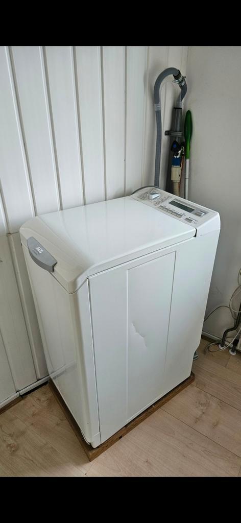 Zeer goede AEG Bovenlader Wasmachine, Witgoed en Apparatuur, Wasmachines, Gebruikt, Bovenlader, 6 tot 8 kg, 85 tot 90 cm, Ophalen