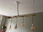 Stoere lamp, Ophalen, Zo goed als nieuw, Hout, 75 cm of meer