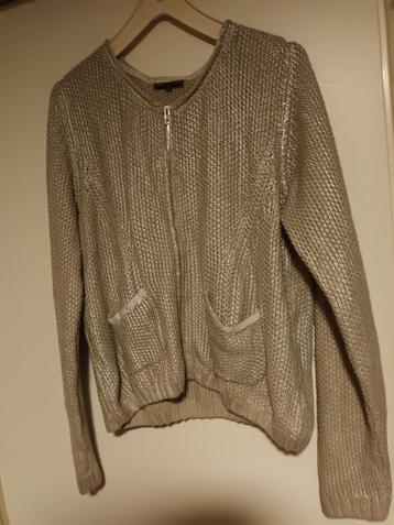 Vest ecru Didi. Mt XXL XL. Feestdagen glitter  beschikbaar voor biedingen