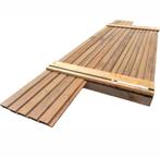 2 m2 Halfhouts rabat - Hardhout - nr: HP48, Ophalen, Planken, Nieuw, Hardhout