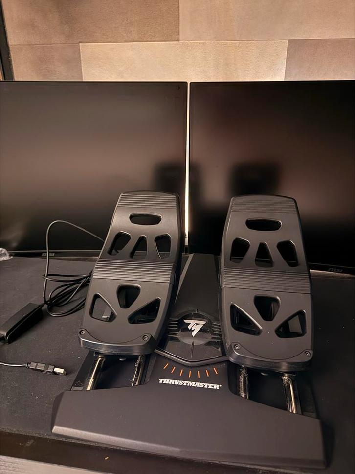 Thrustmaster T Flight Rudder Pedalen - Perfect voor Simulato, Hobby en Vrije tijd, Elektronica-componenten, Zo goed als nieuw