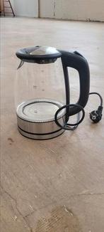 Waterkoker glas, 2200 W, zo goed als nieuw, 1 tot 2 liter, Ophalen of Verzenden, Zo goed als nieuw