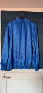 Superleuk satijnen top blouse 44  46, Ophalen of Verzenden, Zo goed als nieuw, Maat 42/44 (L), Blauw