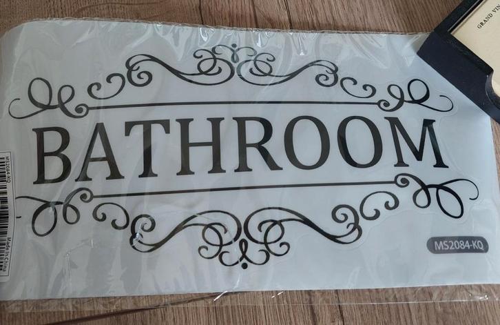 Wonen: muurstickers, o.a badkamer/toilet *nieuw*, Huis en Inrichting, Woonaccessoires | Wanddecoraties, Nieuw, Ophalen of Verzenden