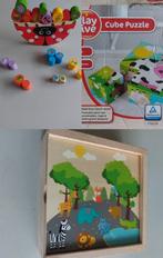 Houten memory, houten balance spel. Blokken puzzel, Kinderen en Baby's, Speelgoed | Houten speelgoed, Ophalen of Verzenden, Zo goed als nieuw