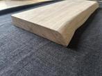 Massief eiken Wandplank boomstam, Ophalen of Verzenden, Zo goed als nieuw