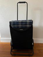 ROYALE BOODSCHAPPENTROLLEY TOMADO, Sieraden, Tassen en Uiterlijk, Ophalen, Zo goed als nieuw, Blauw, Uitschuifbare handgreep