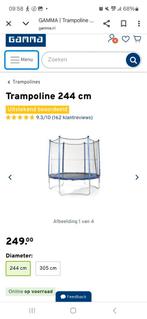 Trampoline, Ophalen of Verzenden, Gebruikt