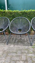 3 tuinstoelen, Tuin en Terras, Tuinstoelen, Ophalen, Zo goed als nieuw, Overige materialen, Stapelbaar