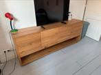 Kave Home Alguema dressoir hout, 200cm breed, eiken fineer, Huis en Inrichting, Kasten | Dressoirs, Ophalen, Met deur(en), Zo goed als nieuw
