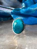 Chrysocolla beschermt geluk uniek power zuivert balans magie, Sieraden, Tassen en Uiterlijk, Ringen, Blauw, Nieuw, Ophalen of Verzenden