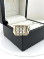 14 Karaat Bicolor Gouden Rolex Ring Heren 1.55 ct Diamant, Goud, Goud, 20 of groter, Met edelsteen