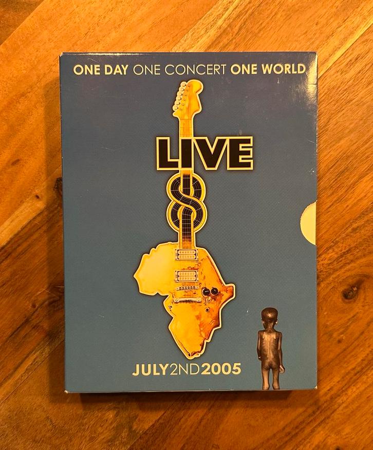 Live Aid - 8 - One Day One Concert One World 2005 DVD Boxset, Cd's en Dvd's, Dvd's | Muziek en Concerten, Zo goed als nieuw, Muziek en Concerten