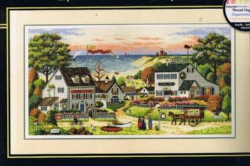 Borduurpakket Cozy Cove van Dimensions Gold beschikbaar voor biedingen