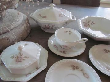 Rosenthal Maria Pink Rose & Buds Serviesonderdelen beschikbaar voor biedingen