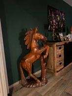 antiek steigerend groot paard, Ophalen of Verzenden