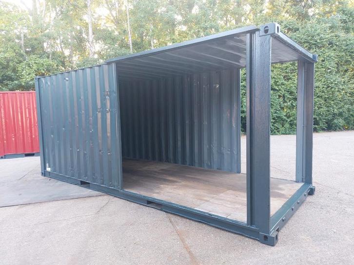 20 ft schuilstal/doorloopstal/paardenbox container, Zakelijke goederen, Machines en Bouw | Keten en Containers, Ophalen of Verzenden