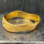 21 karaat gouden armbanden slavenarmband prachtig model, Sieraden, Tassen en Uiterlijk, Ringen, 20 of groter, Heer, Ophalen of Verzenden