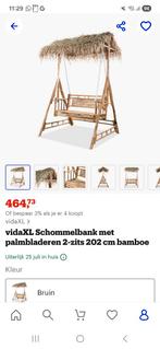 Tuin bank / schommelbank (half) nieuw in doos!, Tuin en Terras, Tuinbanken, Ophalen, Nieuw, Schommelbank