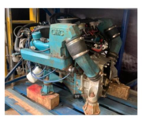 OMC V8 inboard engine / complete motor goedlopend plug&play, Watersport en Boten, Buiten- en Binnenboordmotoren, Gebruikt, Benzine