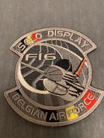 Embleem solo display F-16 BAF, Verzamelen, Luchtvaart en Vliegtuigspotten, Nieuw, Patch, Badge of Embleem, Verzenden