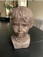 Gebronste handgemaakte buste van meisje, Ophalen of Verzenden, Zo goed als nieuw