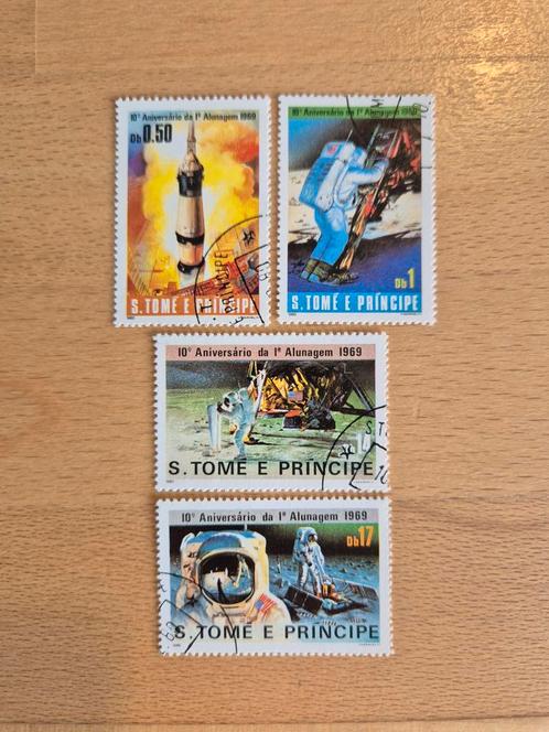 Sao Tomé and Principe 1980 ruimtevaart, Postzegels en Munten, Postzegels | Afrika, Gestempeld, Overige landen, Ophalen of Verzenden