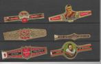 sigarenbandjes lot 97    sigarenbanden, Verzamelen, Rookartikelen, Aanstekers en Luciferdoosjes, Verzenden, Gebruikt, Sigarenbandjes
