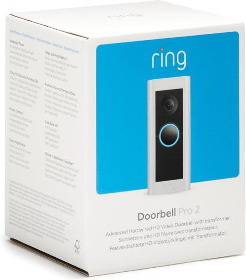 Ring Video Doorbell Pro 2 Bedraad (inbouw), Audio, Tv en Foto, Videobewaking