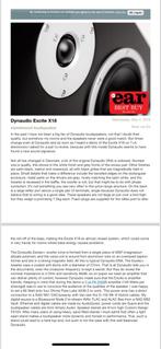 Dynaudio Excite X18 Speakers, Zo goed als nieuw, 120 watt of meer, Front, Rear of Stereo speakers, Ophalen