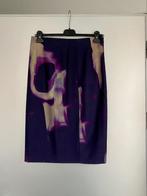 G650 Moschino mt. 38/40=M wollen kokerrok rok d-blauw beige, Maat 38/40 (M), Blauw, Zo goed als nieuw, Knielengte