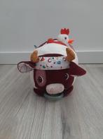 Knuffel baby speelgoed Lilluputiens koe rosalie K6662, Ophalen of Verzenden, Zo goed als nieuw, Rammelaar