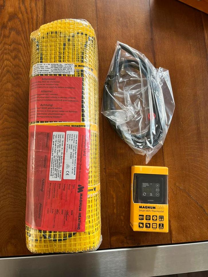Magnum heating electrische vloerverwarming, Doe-het-zelf en Verbouw, Verwarming en Radiatoren, Nieuw, Overige typen, 500 tot 800 watt
