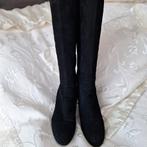 Zwarte Suède Laarzen Mt 40 - Zo goed als nieuw!, Ophalen of Verzenden, Zo goed als nieuw, Zwart, Hoge laarzen