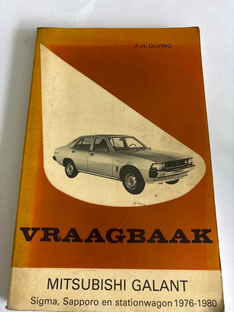 Mitsubishi Galant Vraagbaak - Technisch Handboek, Ophalen of Verzenden, Gelezen, Mitsubishi