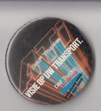 DAF Truck Vrachtwagen ATI button, Verzamelen, Speldjes, Pins en Buttons, Gebruikt, Niet vindbaar, Niet vindbaar, Speldje of Pin