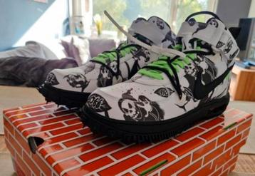 Nike air force mid off-white grim reaper us 11,5 eu 45,5 DS  beschikbaar voor biedingen