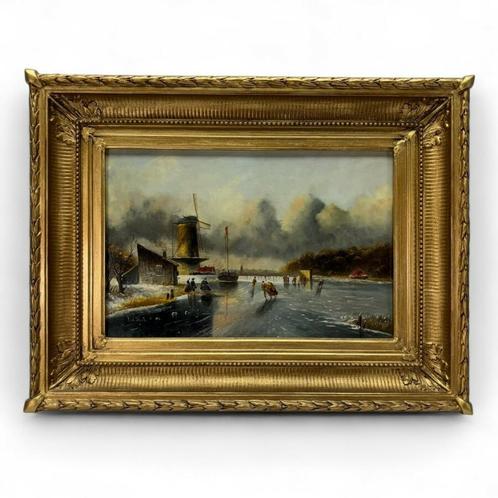 J. v.d. Stok (20e eeuw), Antiek en Kunst, Kunst | Schilderijen | Klassiek, Ophalen of Verzenden