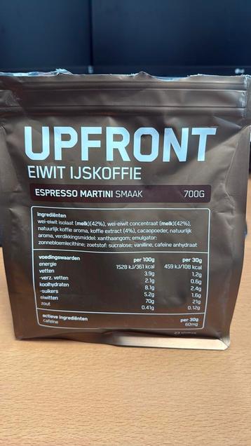 Upfront eiwit ijskoffie beschikbaar voor biedingen