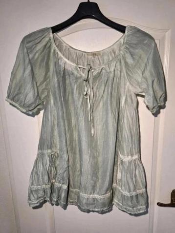 DIDI bohemian blouse zijde/katoen – maat L beschikbaar voor biedingen