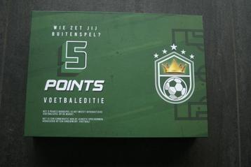 5 POINTS VOETBALEDITIE: Het spel voor de voetballiefhebber beschikbaar voor biedingen