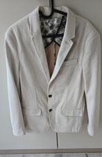 Zara Herringbone Blazer - Maat L (valt als M) - Crèmekleurig, Beige, Zo goed als nieuw, Zara Man, Verzenden