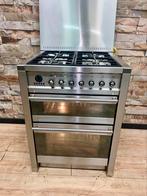 Luxe Smeg Fornuis 4 pits met 2 ovens Incl. Achterwand 70x60, Witgoed en Apparatuur, Fornuizen, 60 cm of meer, Fornello Esperta