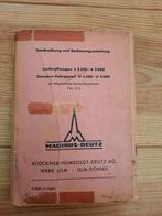 Deutz LKW A3000/S3500 boekje, Ophalen of Verzenden