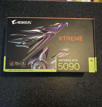 *SEALED* Gigabyte AORUS RTX 5090 XTREME WATERFORCE 32G beschikbaar voor biedingen