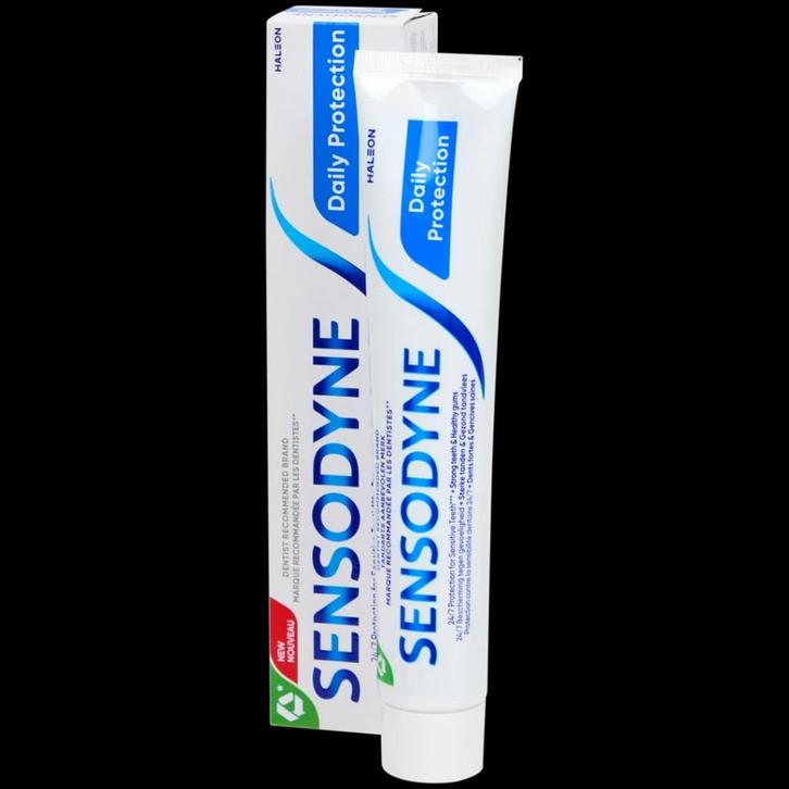 SENSODYNE TANDPASTA - Daily Protection - 14 X 75 GRAM, Sieraden, Tassen en Uiterlijk, Uiterlijk | Mondverzorging, Nieuw, Tandpasta