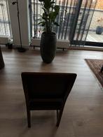 6 Eiken Eetkamerstoelen, Huis en Inrichting, Stoelen, Gebruikt, Bruin, Klassiek, Ophalen of Verzenden